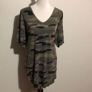 Torrid Camo Super Soft Tunic Tee
